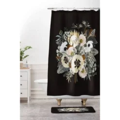 Iveta Abolina Elsa Bath Mat Black - Deny Designs -Deny Designs Sales GUEST 87438b5a b654 4a95 b27f 69da908834a1
