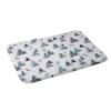 Ninola Design Deer And Trees Forest Pastel Memory Foam Bath Mat - Deny Designs