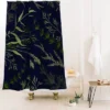 Iveta Abolina Margaux III Shower Curtain Navy/Green - Deny Designs
