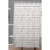 Holli Zollinger Adobo Rain Shower Curtain White/Black - Deny Designs