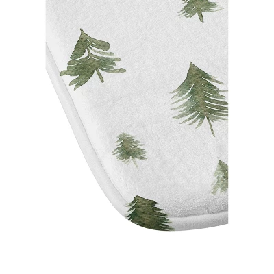 Gabriela Fuente Winter Forest Memory Foam Bath Mat Green - Deny Designs 1 Gabriela Fuente Winter Forest Memory Foam Bath Mat Green - Deny Designs