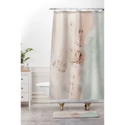 Ingrid Beddoes Beach Champagne Memory Foam Bath Mat Pink - Deny Designs -Deny Designs Sales GUEST 910cb22a bb53 401a aa13 fefbdf45bfe0