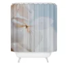 Hello Twiggs Pastel Dry Hydrangea Shower Curtain White - Deny Designs