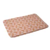 34"x21" Alice Rebecca Potter Daisy Memory Foam Bath Mat Orange - Deny Designs