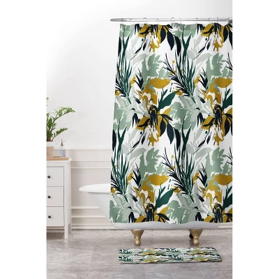 Marta Barragan Camarasa Botanical Brushstrokes Bath Mat - Deny Designs 3 Marta Barragan Camarasa Botanical Brushstrokes Bath Mat - Deny Designs - Image 3