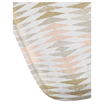 Georgiana Paraschiv Triangles Cushion Bath Mat (36"x24") - Deny Designs 2 Georgiana Paraschiv Triangles Cushion Bath Mat (36"x24") - Deny Designs - Image 2