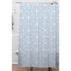 Emmie K Spring Bloom Dot Pale Shower Curtain Blue - Deny Designs