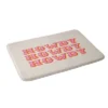 Morgan Elise Sevart Howdy Heavy Memory Foam Bath Mat Pink - Deny Designs