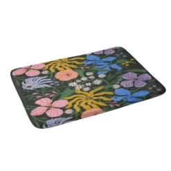 Megan Galante Merrick Floral Memory Foam Bath Mat - Deny Designs