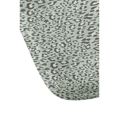 Holli Zollinger Leopard Memory Foam Bath Mat Green - Deny Designs 1 Holli Zollinger Leopard Memory Foam Bath Mat Green - Deny Designs