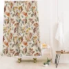 Colorful Wild Mushrooms Shower Curtain - Deny Designs
