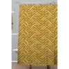 Iveta Abolina La Jardin Noir III Shower Curtain Yellow - Deny Designs
