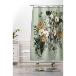 Iveta Abolina Paloma Midday Shower Curtain Green - Deny Designs -Deny Designs Sales GUEST abae8a16 e5e5 498a 86d6 9cbbbc247dc1 1