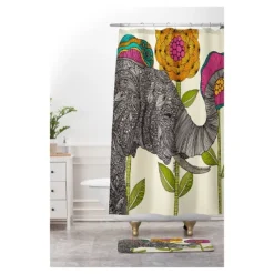 Valentina Ramos Aaron Elephant Cushion Bath Mat (36"x24") Pink - Deny Designs -Deny Designs Sales GUEST acd18705 39bf 474c b462 ef95770a2e58