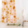 Is It Fall Yet In Peach Shower Curtain - Deny Designs