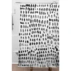 Iris Lehnhardt Painted Dots Shower Curtain Black - Deny Designs