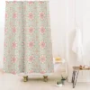Floral Mandala Shower Curtain Blue - Deny Designs