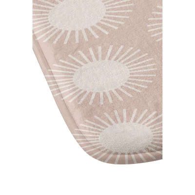Colour Poems Sun Pattern Memory Foam Bath Mat Pink - Deny Designs 2 Colour Poems Sun Pattern Memory Foam Bath Mat Pink - Deny Designs - Image 2