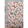 Ninola Design Butterflies Wings Countryside Shower Curtain White - Deny Designs