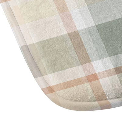 Light Cottage Plaid Memory Foam Bath Mat - Deny Designs 2 Light Cottage Plaid Memory Foam Bath Mat - Deny Designs - Image 2