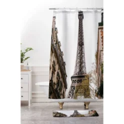 Bethany Young Photography Eiffel Tower Memory Foam Bath Mat Brown - Deny Designs -Deny Designs Sales GUEST bd77e3cc 5dc9 4dcb abf1 5f32434bf153
