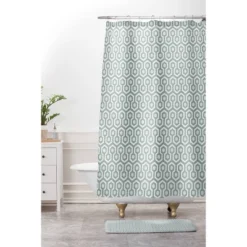 Caroline Okun Icicle Mini Bath Rugs And Mats Gray 24" X 36" - Deny Designs -Deny Designs Sales GUEST bf36f86e 4394 48a9 ba01 612923944b3e