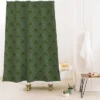 Caroline Okun Mossy Green Bulbs Shower Curtain Green - Deny Designs