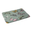 Emanuela Carratoni Wild Butterflies Memory Foam Bath Mat - Deny Designs