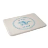 34"x21" Emma Boys Yee Haw Memory Foam Bath Mat Cream - Deny Designs