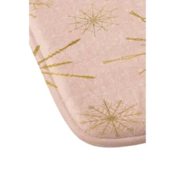 Jacqueline Maldonado Snowflakes Memory Foam Bath Mat Beige - Deny Designs -Deny Designs Sales GUEST cdc74770 7e75 4394 a2e6 0e6741421e47