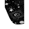 Heather Dutton Solar System Memory Foam Bath Mat Black/White - Deny Designs