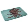 Valentina Ramos Octopus Bloom Cushion Bath Mat Blue - Deny Designs