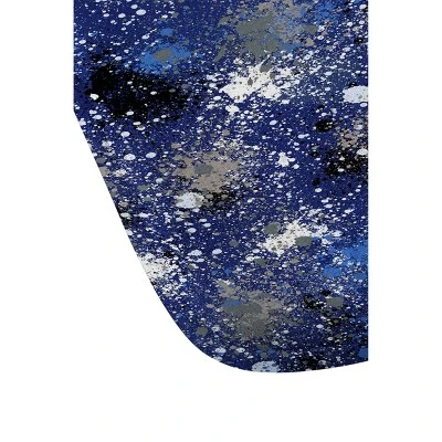 Ninola Design Ink Splatter Night Bath Mat Blue - Deny Designs 2 Ninola Design Ink Splatter Night Bath Mat Blue - Deny Designs - Image 2