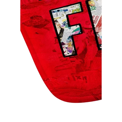 Little Arrow Design Co Multi Striped Memory Foam Bath Mat Red - Deny Designs 2 Little Arrow Design Co Multi Striped Memory Foam Bath Mat Red - Deny Designs - Image 2