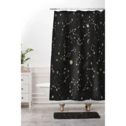 Iveta Abolina Starry Night Memory Foam Bath Mat Black - Deny Designs -Deny Designs Sales GUEST e6aba936 0c57 4a09 83ab 1acdf901f775