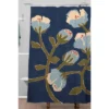 Megan Galante Blue Perennial Shower Curtain Blue - Deny Designs