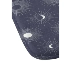 Emanuela Carratoni Classic Sky Memory Foam Bath Mat Blue - Deny Designs