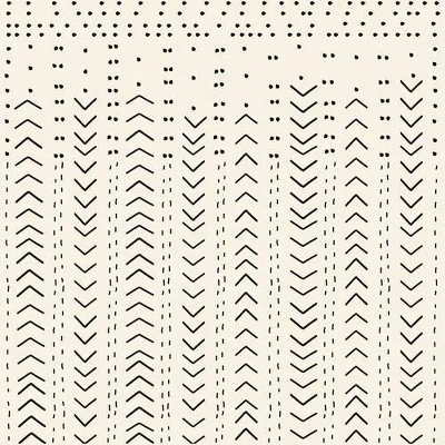 Iveta Abolina Mud Cloth Inspo VIII Shower Curtain White - Deny Designs 2 Iveta Abolina Mud Cloth Inspo VIII Shower Curtain White - Deny Designs - Image 2