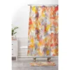 Jacqueline Maldonado Flutter Shower Curtain Pumpkin - Deny Designs