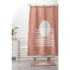 Mambo Art Studio Terracotta Sunset Memory Foam Bath Mat Brown - Deny Designs